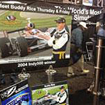 Buddy Rice advertisement sign