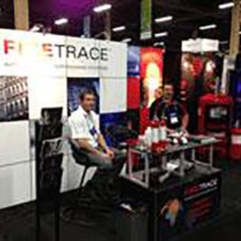 FireTrace graphics and trade show display