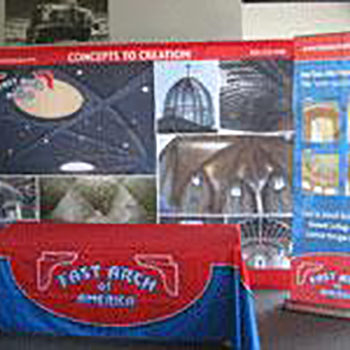 Fast Arch of America trade show display