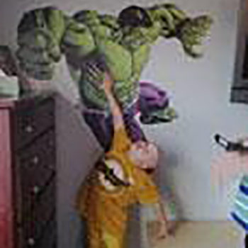 The Incredible Hulk wall decal