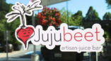 Jujubeet juice bar window graphic