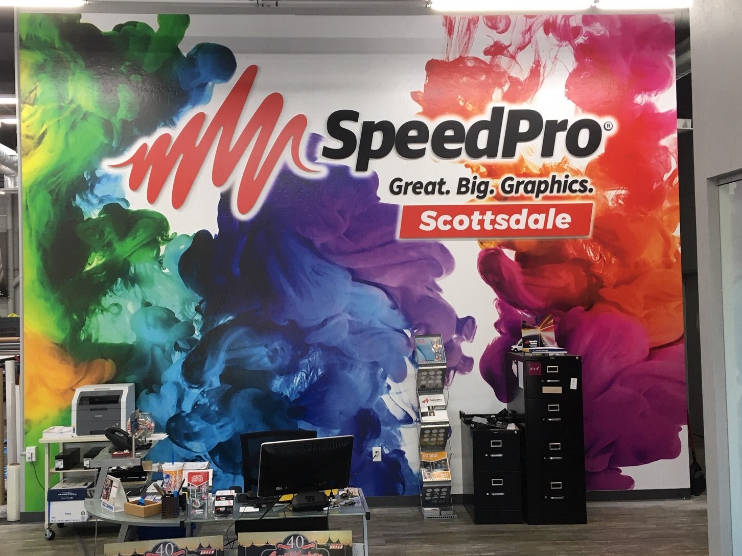 large wall wrap for SpeedPro