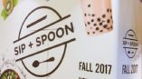 Sip + Spoon Coming Soon store wrap