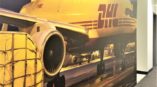 DHL wall mural