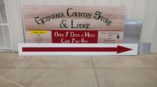 Germania Country Store & Lodge custom outdoor sign