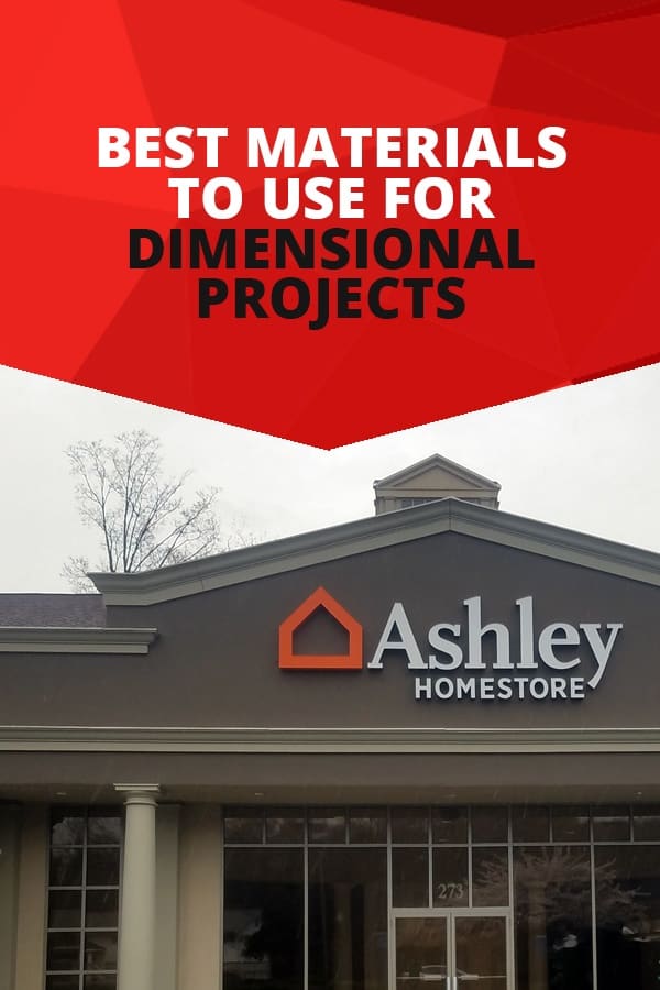Dimensional Signage Materials in Washington