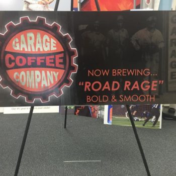 Garage Coffee Company sign