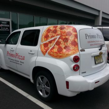 Primo Pizza vehicle wrap