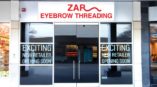 ZAR Eyebrow Threading outdoor signage