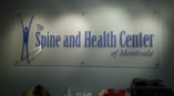 The Spine and Health Center of Montvale indoor sign