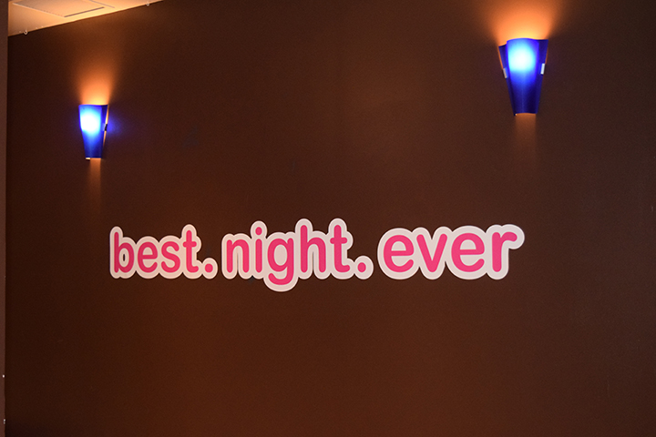 best.night.ever wall graphic