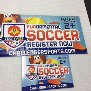 Challenger sports registration banner