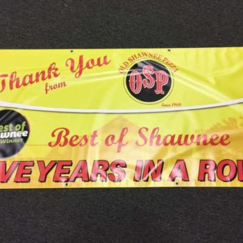 Old Shawnee Pizza Banner