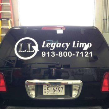 Legacy Limo window decal