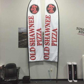 Old shawnee pizza event banner
