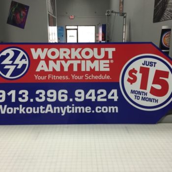 Workout anytime sign