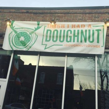 Donut lounge irish sign