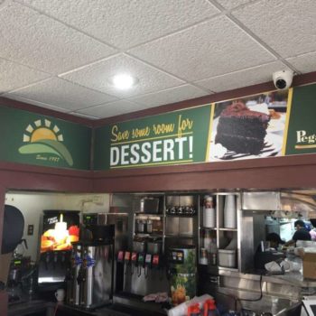Pegahs dessert sign