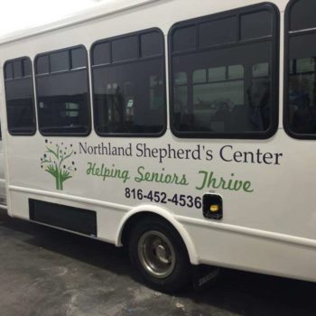 Shepherds center bus wrap