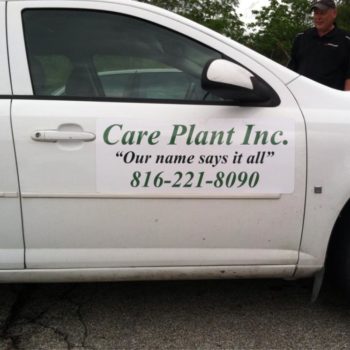Care plant inc car decal