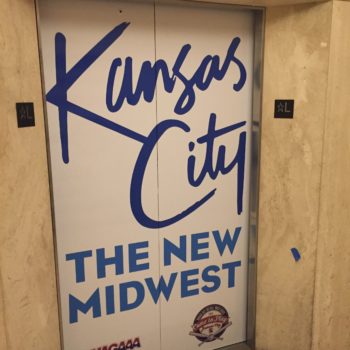 Kansas City elevator wrap