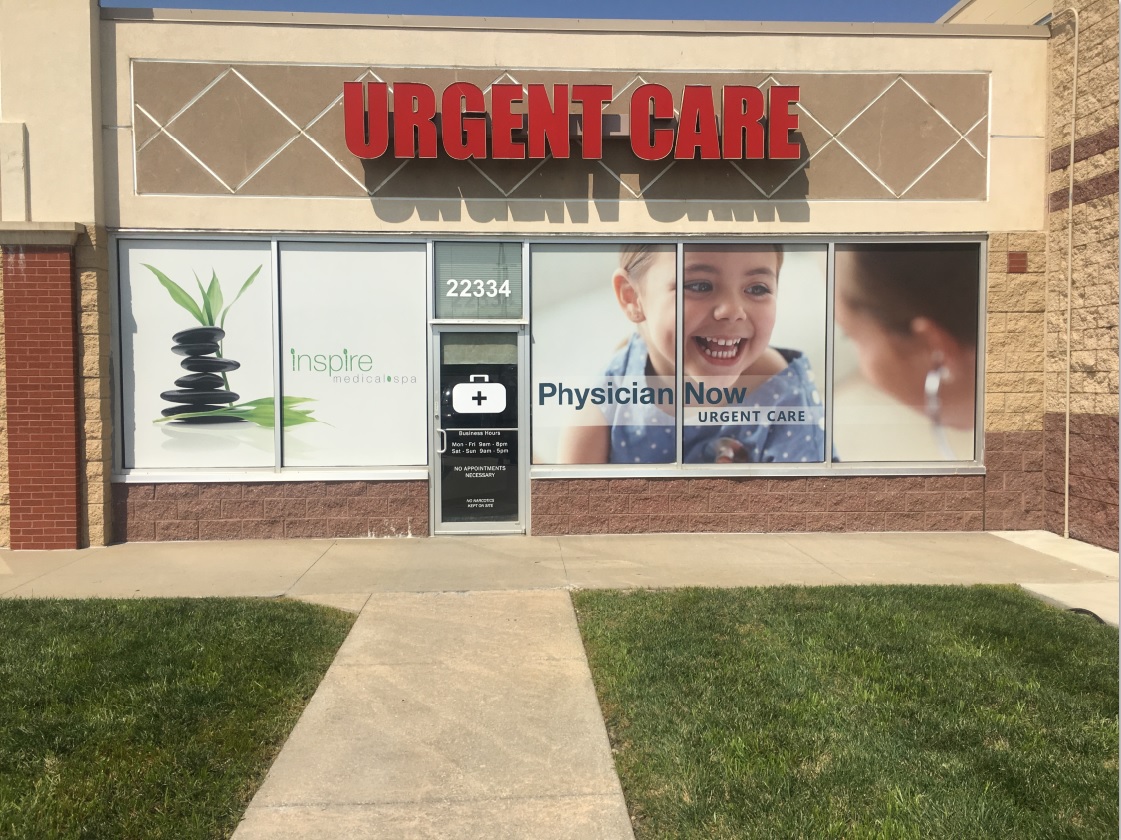 Urgent Care window graphics