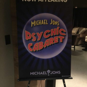 Michael Jons psychic cabaret printed posted