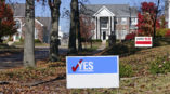 Voting yard signs