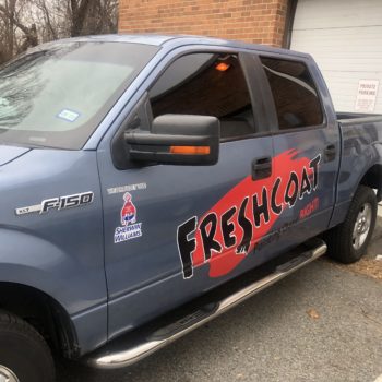 Freshcoat printed truck decal 