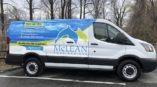 McLean pool and spa printed van 