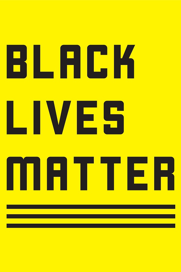 18" x 24" coroplast sign (Black Lives Matter Yellow)