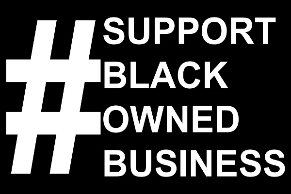 18" x 24" coroplast sign (Support Black Owned Business)