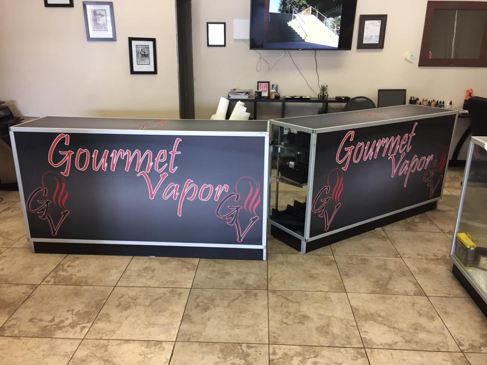 Gourmet Vapor Point of Purchase Display