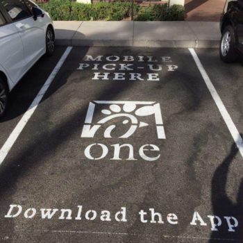 Chik Fil A Mobile Pickup parking spot