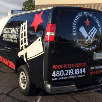 Scottsdale Beer Company vehicle wraps 