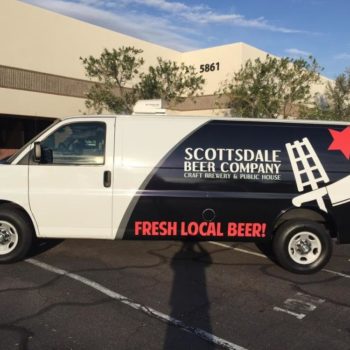 Scottsdale Beer Company vehicle wraps 