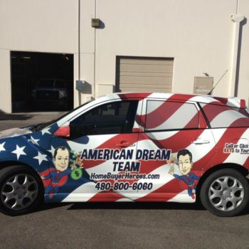 American Dream Vehicle Wrap