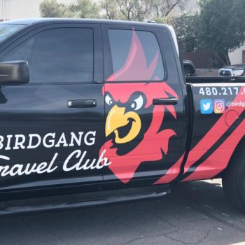 Bird Gang Travel Club Vehicle Wrap