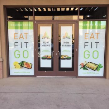 Eat Fit Go Window Decals