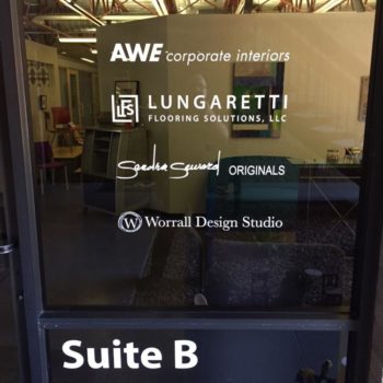 Office Door Window Decals