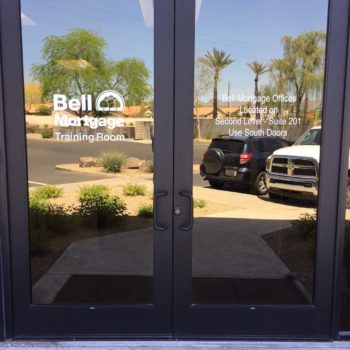 Bell Mortgage Window Decals 