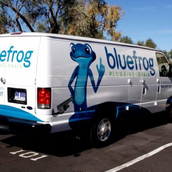 Blue Frog Plumbing Vehicle Wrap 