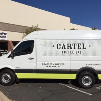 Cartel Coffee Vehicle wrap