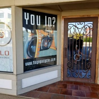 FLO Yoga and Cycling Window Decals