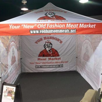 Von Hanson's Trade Show Booth Tent
