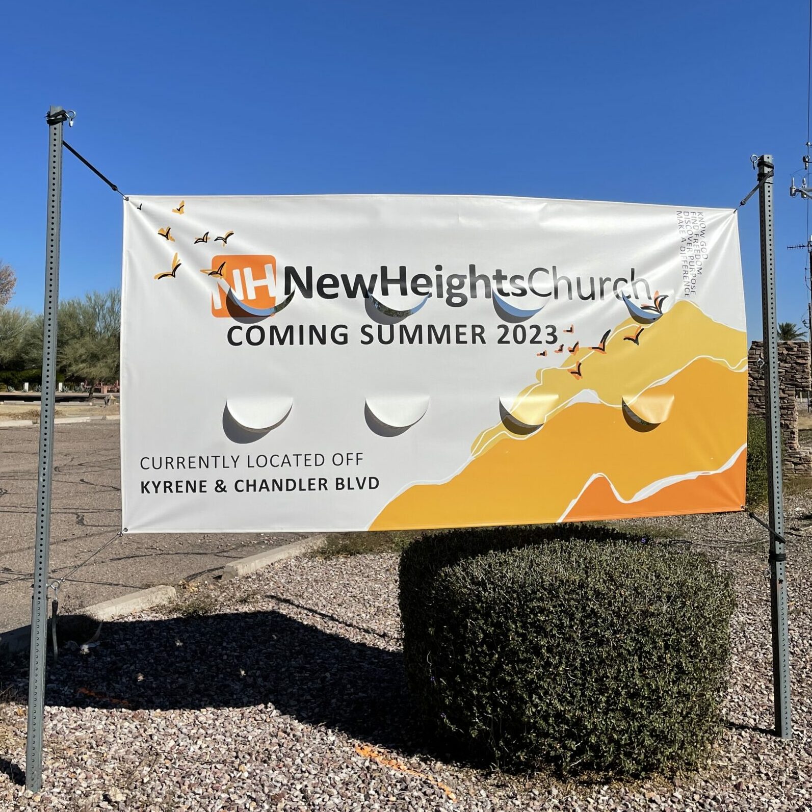 New Heights Outdoor Banner
