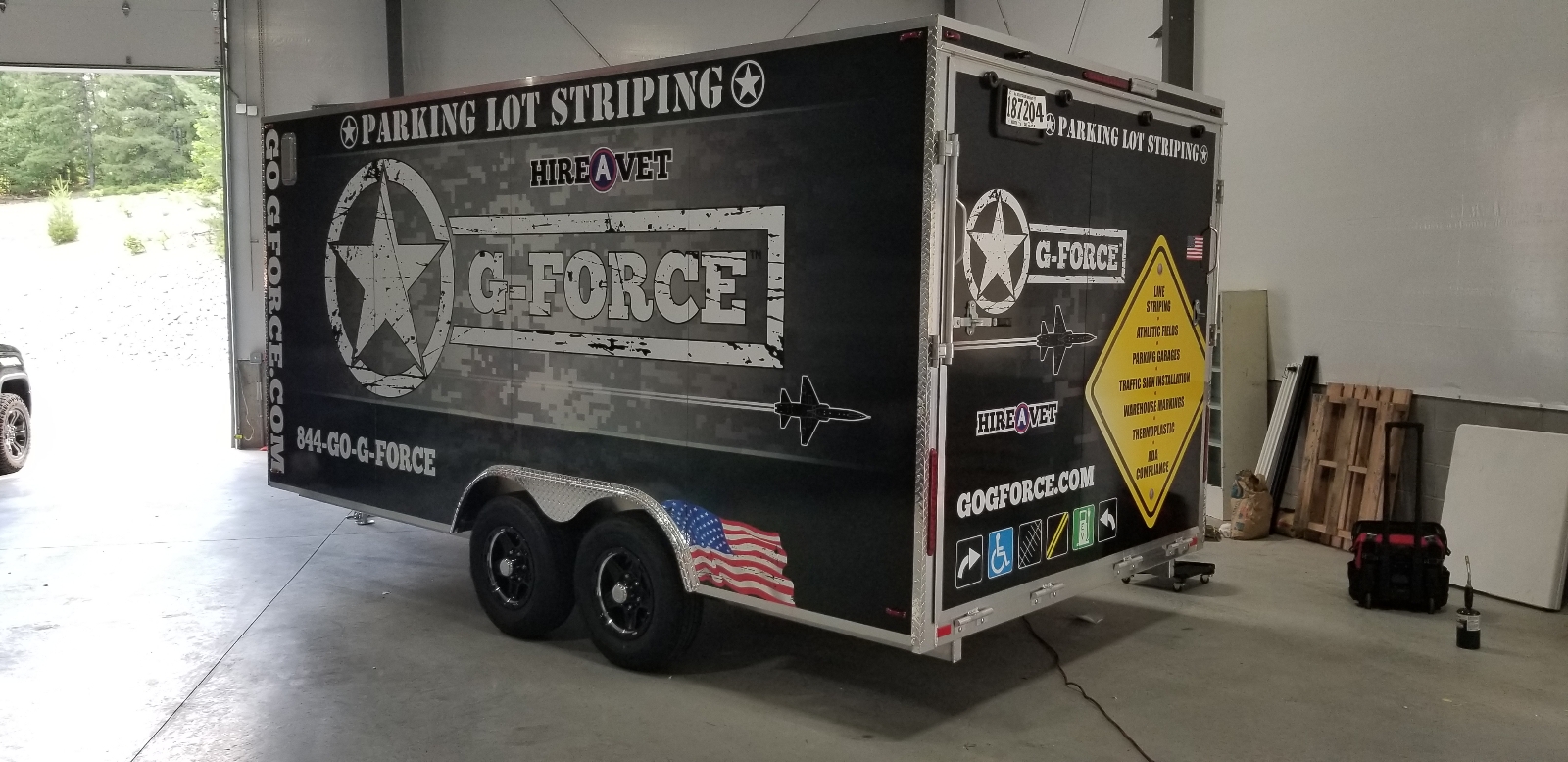 G-Force trailer decal