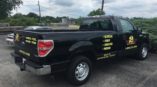 restoration business black truck graphics 
