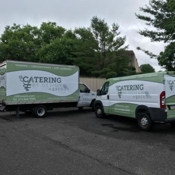 Catering by Design vehicle wraps