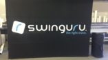 Swinguru black logo backdrop 